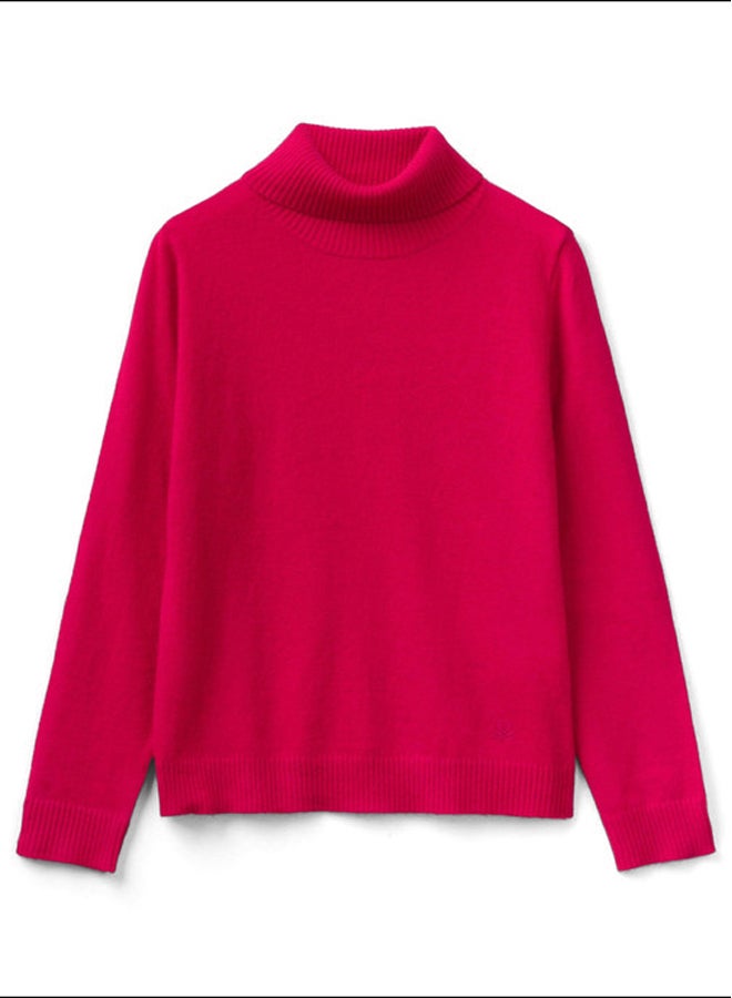 Benetton TURTLENECK IN WOOL BLEND  - Image 2