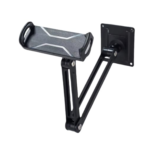 SOOPII Adjustable Long Arm 360° Rotating Mobile Stand with Easy Installation for Wall,Bed,Desk & Kitchen, Wall Mount Phone & Tablet Holder, Universal iPad Wall Mount Bracket, Hands-Free Mobile Holder - Image 1
