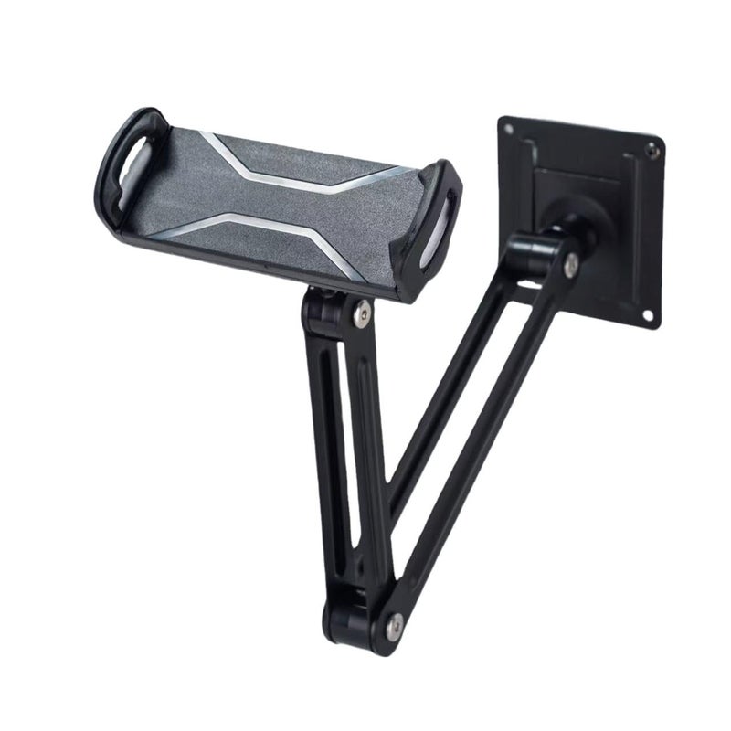 SOOPII Adjustable Long Arm 360° Rotating Mobile Stand with Easy Installation for Wall,Bed,Desk & Kitchen, Wall Mount Phone & Tablet Holder, Universal iPad Wall Mount Bracket, Hands-Free Mobile Holder - Image 4