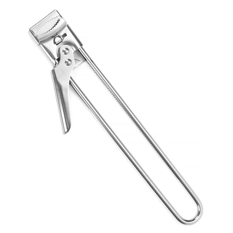 Adjustable stainless steel can opener multifunctional manual bottle opener and cap screwing device Silver - Image 1
