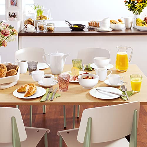 Villeroy & Boch فيليروي وبوش من أجلي وعاء سكر مغطى، 10 أونصات، بورسلين فاخر، أبيض - Image 2