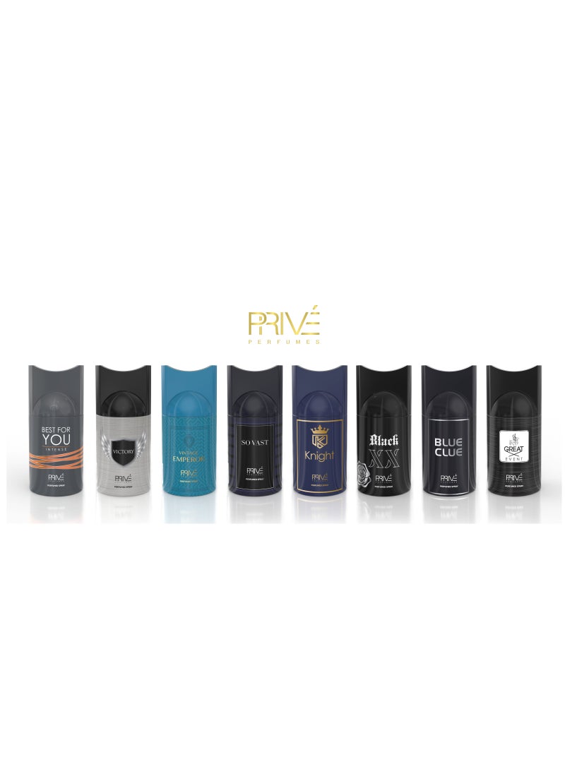 PRIVE Prive Black XX Deodorant Spray for Men 250ml  - Image 4