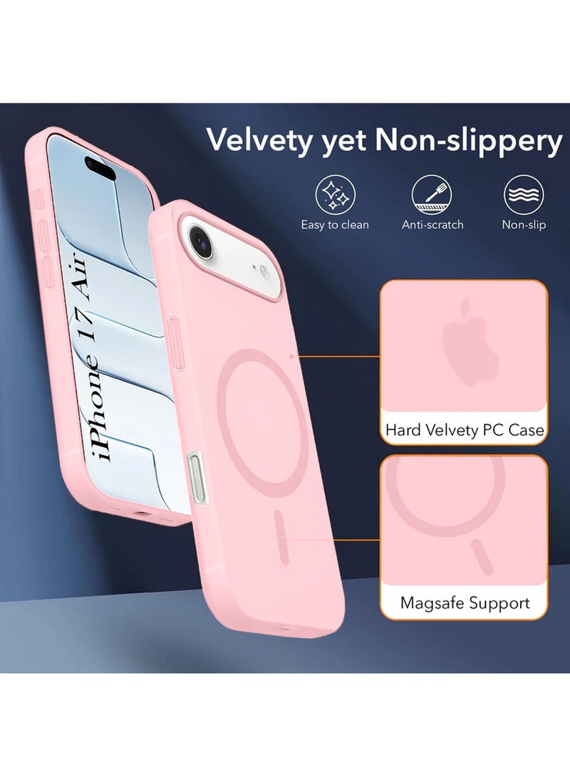 Techie iPhone 17 Air Magnetic Case – Luxury Ultra-Thin Matte Translucent PC Hard Cover | MagSafe Compatible | Anti-Fingerprint, Slim, Shock-Resistant, Wireless Charging Ready - Image 2