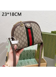High Texture Xiao Zhan Same Style Bag New 2022 Bag Womens Mens Crossbody Bag Tiger Head Waist Bag Chest Bag Saddle BagTop plate double large G shell bag Top plate double large G shell bag