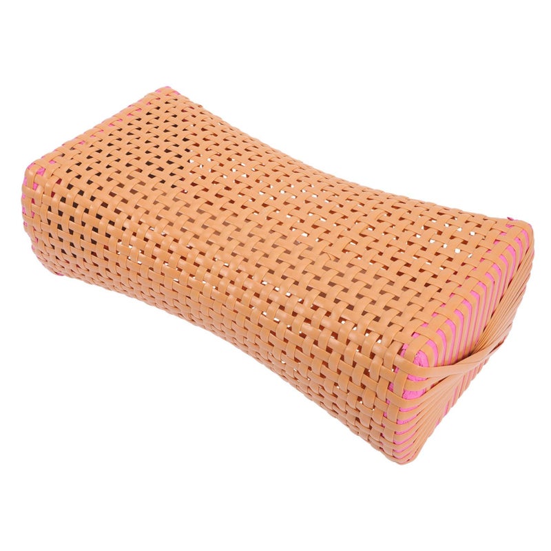 Cooling Woven Cervical Pillow Breathable Neck Support Cushion For Elderly Comfort Sleep - Image 2