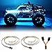 elechawk LED Light Strip for RC Fixed Wing Airplane Flying Wing Plane AR Wing Drone Model Car Truck Ice Blue - Image 3