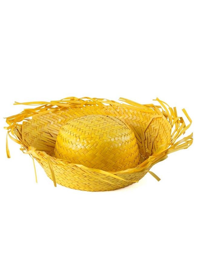 Funny Party Hats - Beachcomber Hat Hawaiian Luau Hat Farmers Hat Straw Costume Hat - Image 1