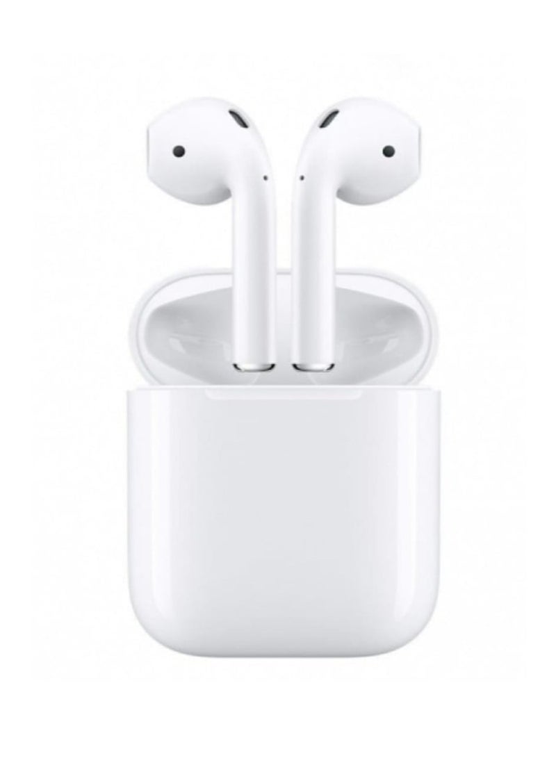 BD TWS Wireless Earphones with Hanging Rope and Wireless Charging Bluetooth 5.3 White - Image 1