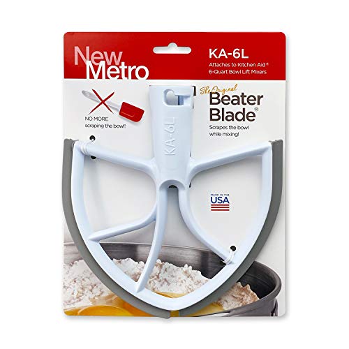 New Metro Design Original Beater Blade for 6 quart Bowl Lift Stand Mixer and Universal Pour Chute Set, , Made in USA - Image 3