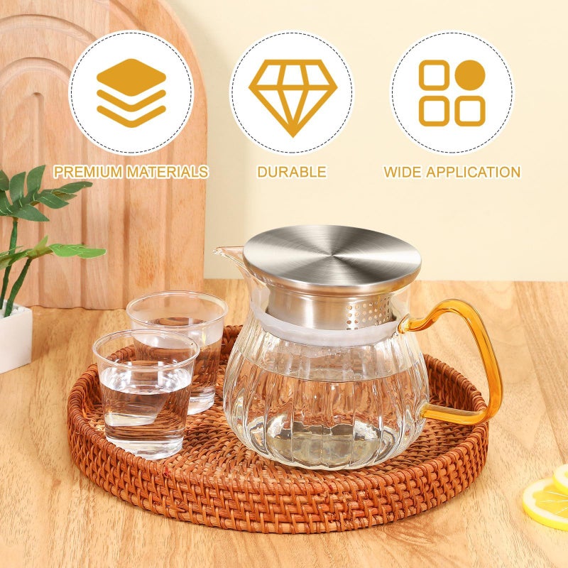 Stainless Steel Water Pitcher Lid Leak Proof Dual Spout Replacement Cover - Image 4