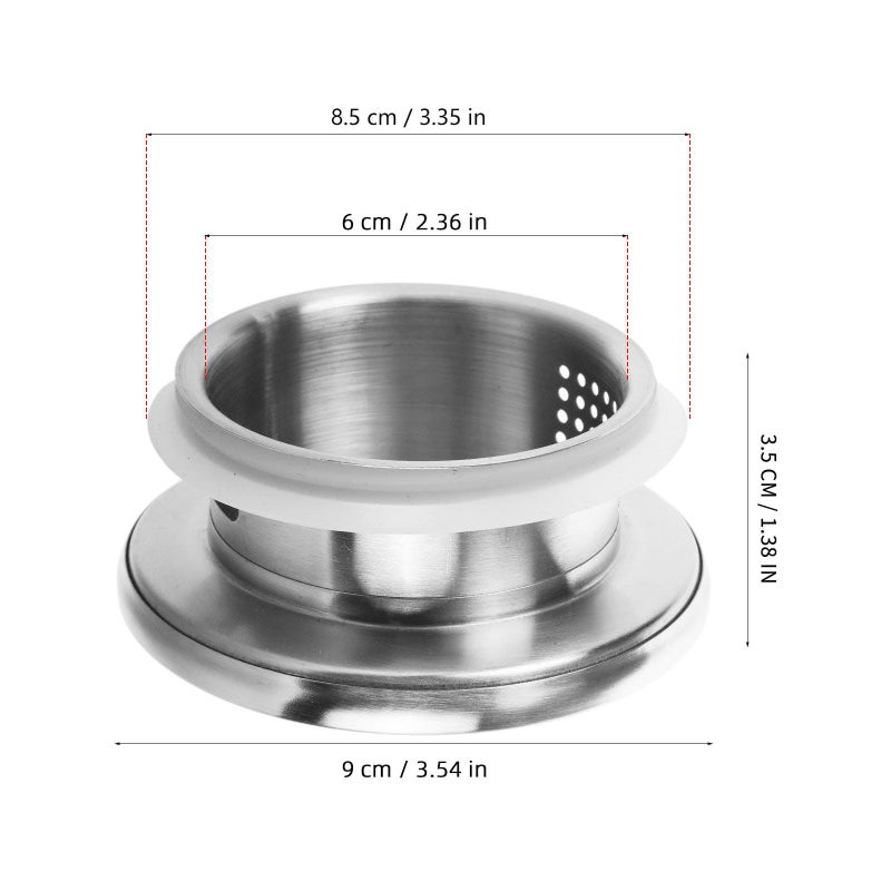 Stainless Steel Water Pitcher Lid Leak Proof Dual Spout Replacement Cover - Image 3