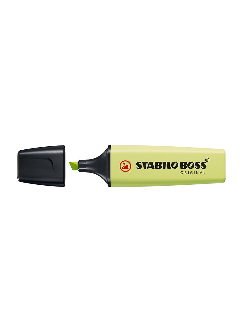STABILO Highlighter Pen - Boss Original Pastel Box of 10 Lime Color , for Journal Planner , Drawing illustrations , Note Taking - Image 2