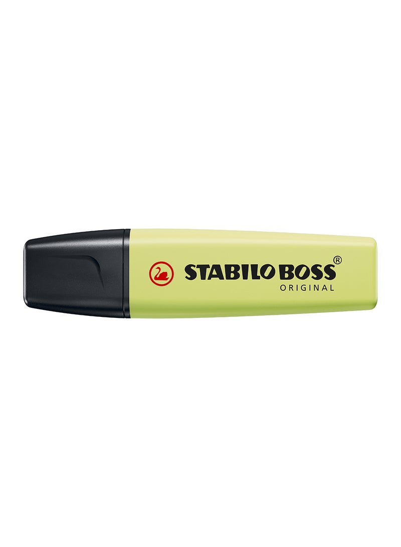 STABILO Highlighter Pen - Boss Original Pastel Box of 10 Lime Color , for Journal Planner , Drawing illustrations , Note Taking - Image 1