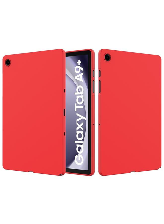 اس-توب جراب لجهاز Samsung Galaxy Tab A9+ اللوحي، مصنوع من السيليكون السائل المقاوم للصدمات بلون نقي - Image 2