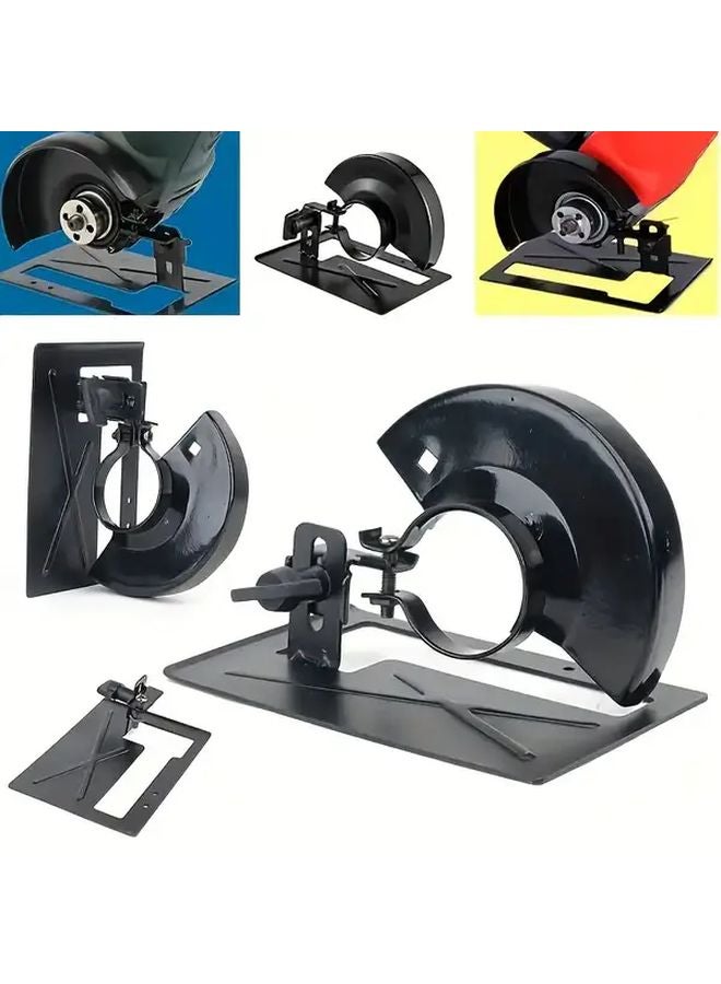 1 Set Adjustable Metal Angle Grinder Stand With Protective Balanced Base For Woodworking - Image 2