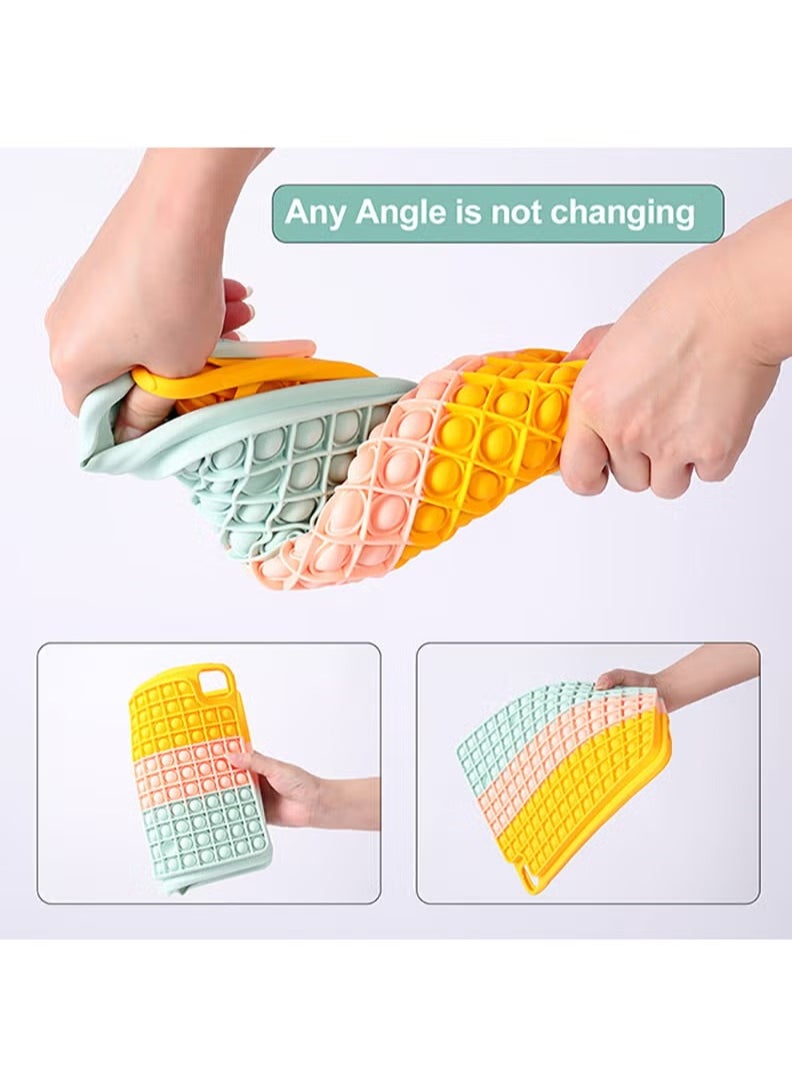 Pop It iPad Pro 11 Push Pop bubble Fidget Stress Toys Push Pop Bubble Protective iPad Case, Silicone Shockproof case
