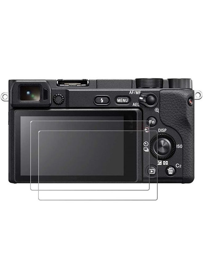 SJet 2 PACK Screen Protector for Sony A6600 A6400 A6300 A6100 A6000, 9H Hardness Tempered Glass for Sony alpha 6600 6400 6300 6000 6100  - Image 1