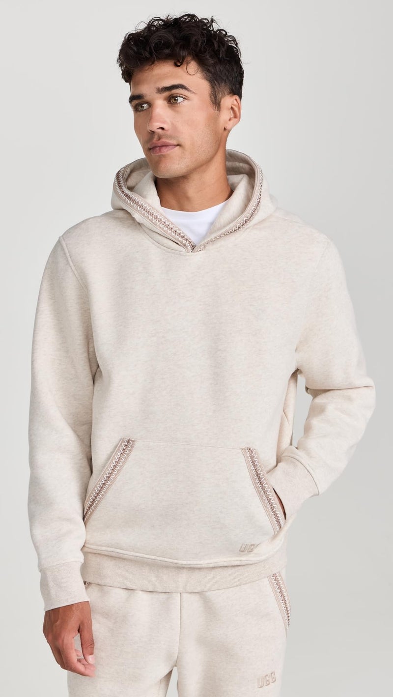 UGG Men's Tasman Hoodie Sweatshirt, Caribou Heather, M - Image 2