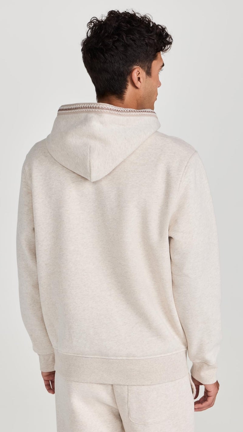 UGG Men's Tasman Hoodie Sweatshirt, Caribou Heather, M - Image 3