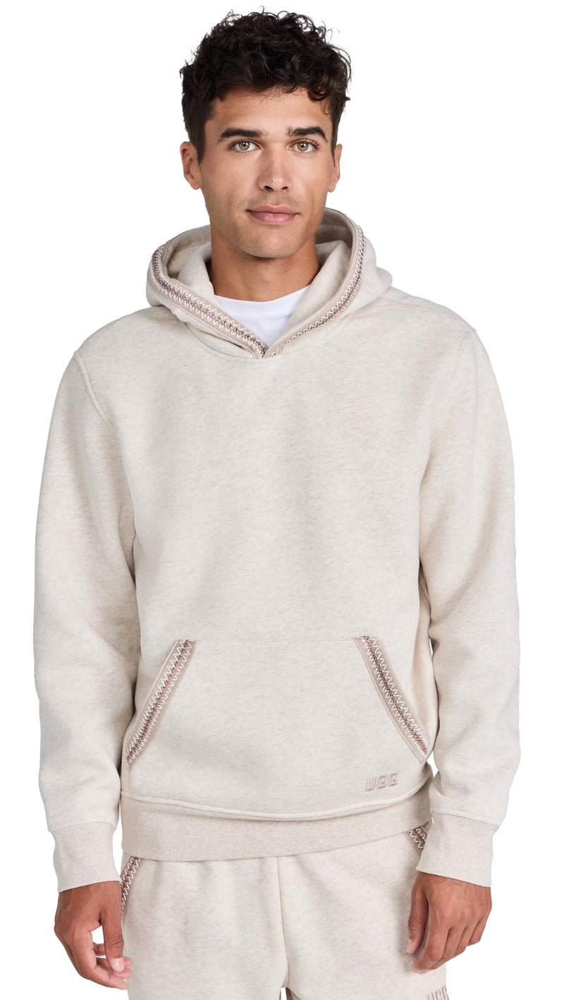 UGG Men's Tasman Hoodie Sweatshirt, Caribou Heather, M - Image 1
