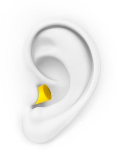 HASPRO HASPRO Ultra Soft Foam Earplugs, Best Earplugs for Noise Canceling, Snoring, Work, DIY, Noise Reduction SNR 38dB (Pack of 10, Yellow)  - Image 4