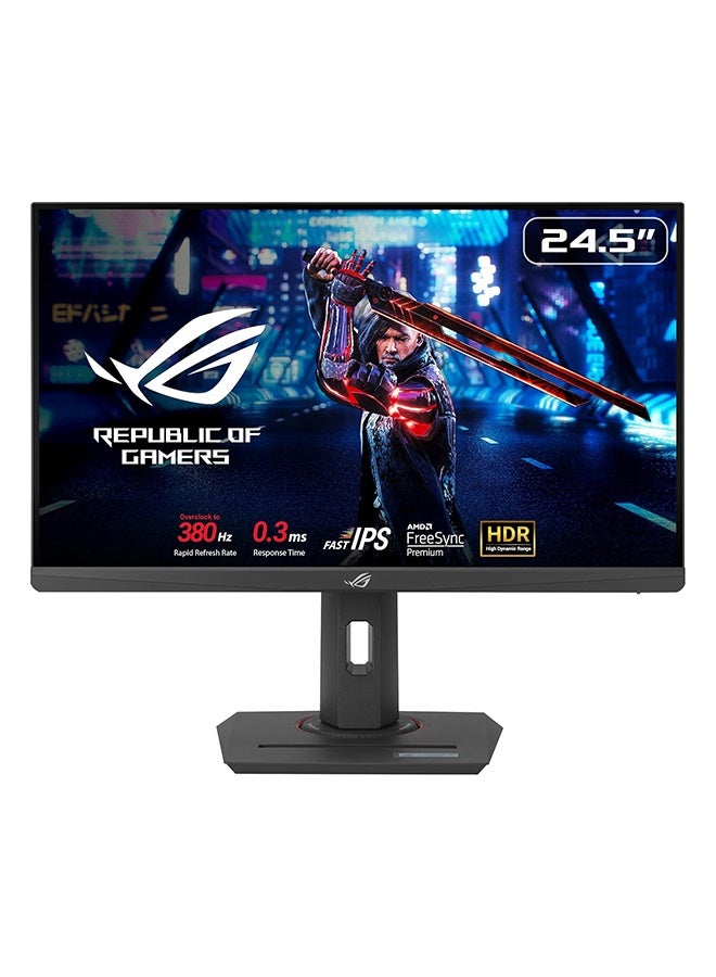 أسوس شاشة الألعاب ROG Strix XG259QNS 25" FHD Fast IPS، معدل تحديث 380 هرتز (OC) و 0.3 مللي ثانية، HDR مع 16.7 مليون لون عرض، AMD FreeSync Premium، 1*DP، 2*HDMI، 2*USB 3.2 Gen 1 Type-A، مزامنة متكيفة | 90LM09M0-B01370 - Image 1