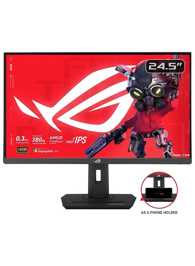أسوس شاشة الألعاب ROG Strix XG259QNS 25" FHD Fast IPS، معدل تحديث 380 هرتز (OC) و 0.3 مللي ثانية، HDR مع 16.7 مليون لون عرض، AMD FreeSync Premium، 1*DP، 2*HDMI، 2*USB 3.2 Gen 1 Type-A، مزامنة متكيفة | 90LM09M0-B01370 - Image 2