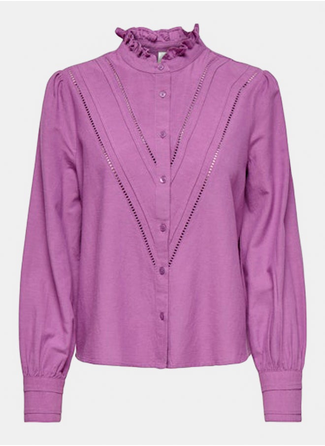 ONLY Onlamaya Ls  Detail Top Wvn Cs  - Image 1