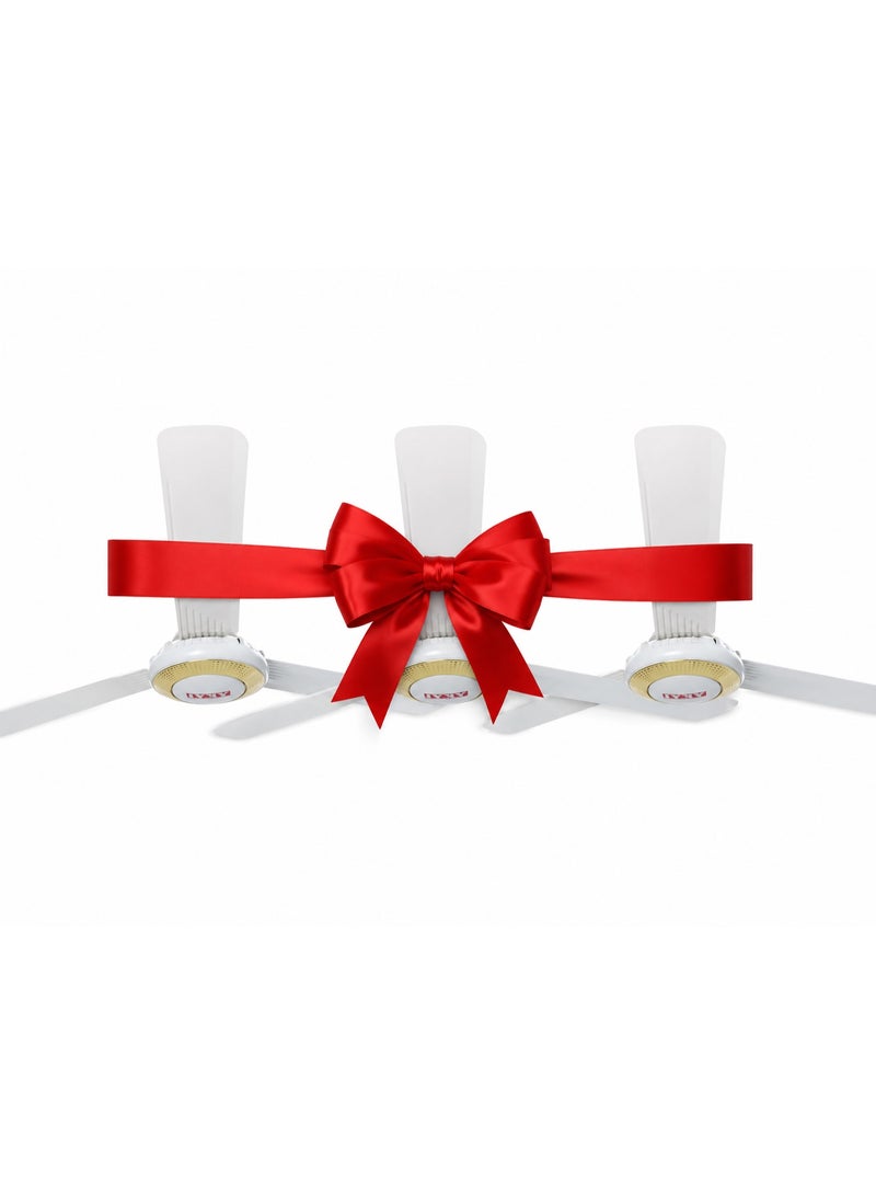 Akai Ceiling Fan 56 Inch White Bundle of 3 Pieces 1 Year Warranty 75 W ak-CF-560000 ابيض