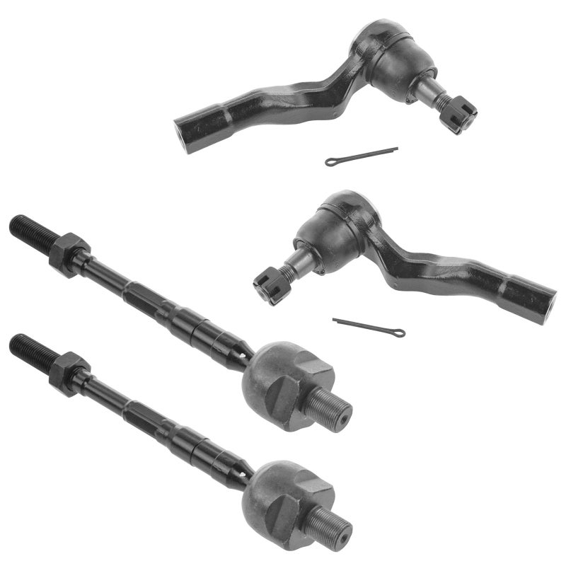 TRQ Front Tie Rod Set Compatible with 20032007 INFINITI G35 20032009 Nissan 350Z