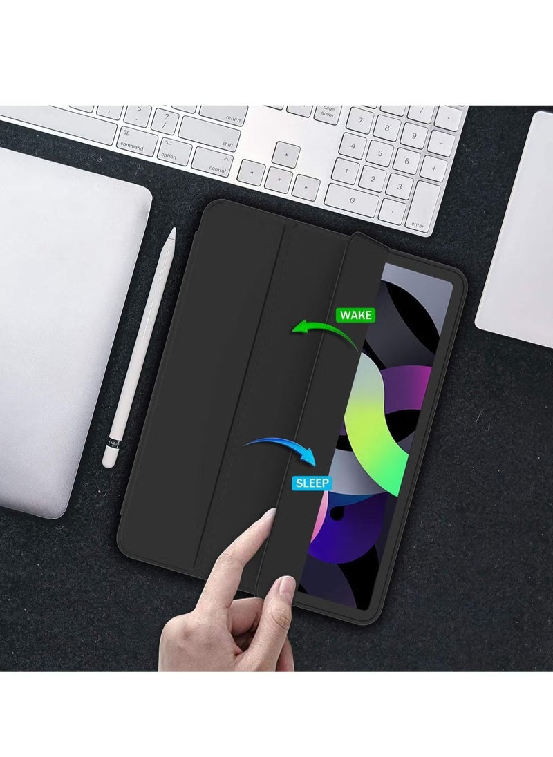 ELTRAZONE iPad Air 11 Inch Case M2 2024 – iPad Air 5th/4th Generation Case 2022/2020 10.9 Inch with Pencil Holder, Trifold Stand Smart Case – Black, Sleek, Durable, and Protective Design for iPad - Image 5