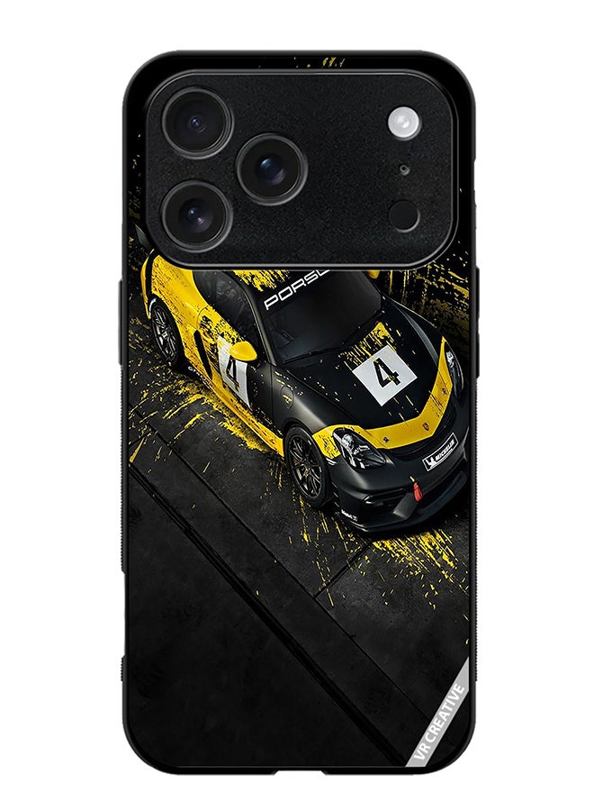 VR CREATIVE غطاء حماية لجهاز آبل آيفون 17 برو ماكس بتصميم بورش متعدد الألوان