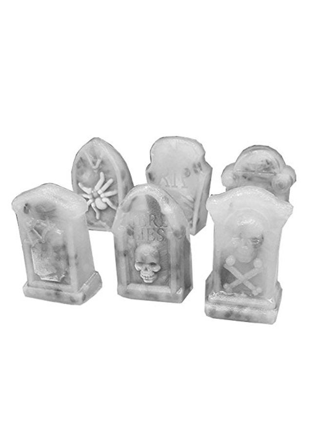 FreeNFond Silicone Ice Cube Trays Halloween RIP Gravestone Mold for Ice, Candy, Cake, Soap - Image 5