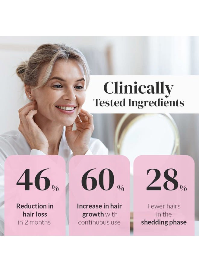 KEROTIN Hair Growth Serum with Castor Oil for Hair Loss in Women, DHT Blocker, Promotes Scalp Care & Thicker Fuller Hair, Thickening Drops, Natural, Sulfate & Cruelty Free, Made in USA - 3 Pack - Image 3