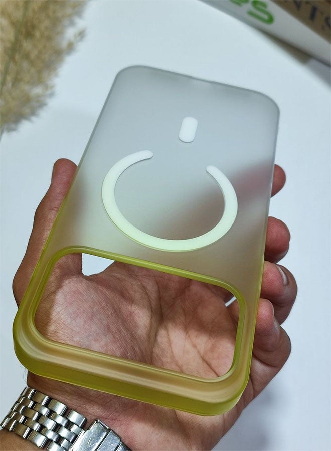 MagSafe Case for iPhone 17 Pro Max, Slim Semi-Transparent Case, Shockproof, Scratch and Fingerprint Resistant, Supports Magnetic Wireless Charging - Green - Image 2