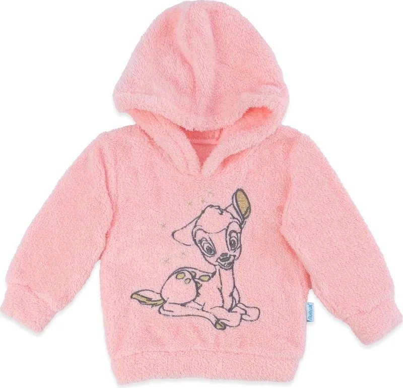 Bebelop Girl's Gazelle Embroidered Plush Top and Bottom Set of 2