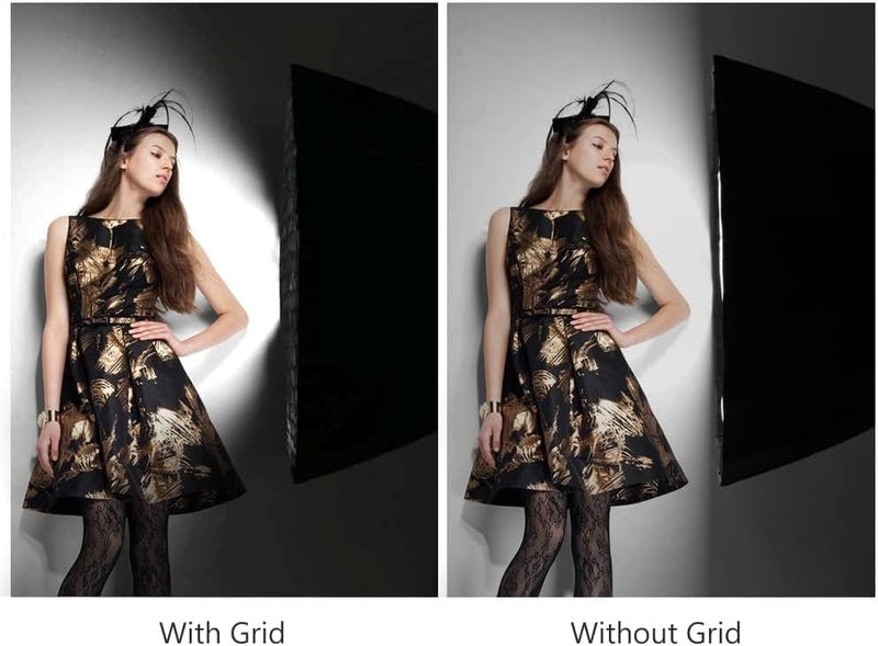eWINNER Fast & slow shipment compatible Portable Octagon Round Long strip rectangle Umbrella Softbox Honeycomb Grid for Softbox Studio Flash Speedlite Photography Photo Shooting Video Accessory (120CM, Round Grid) Wear resistant - Image 3