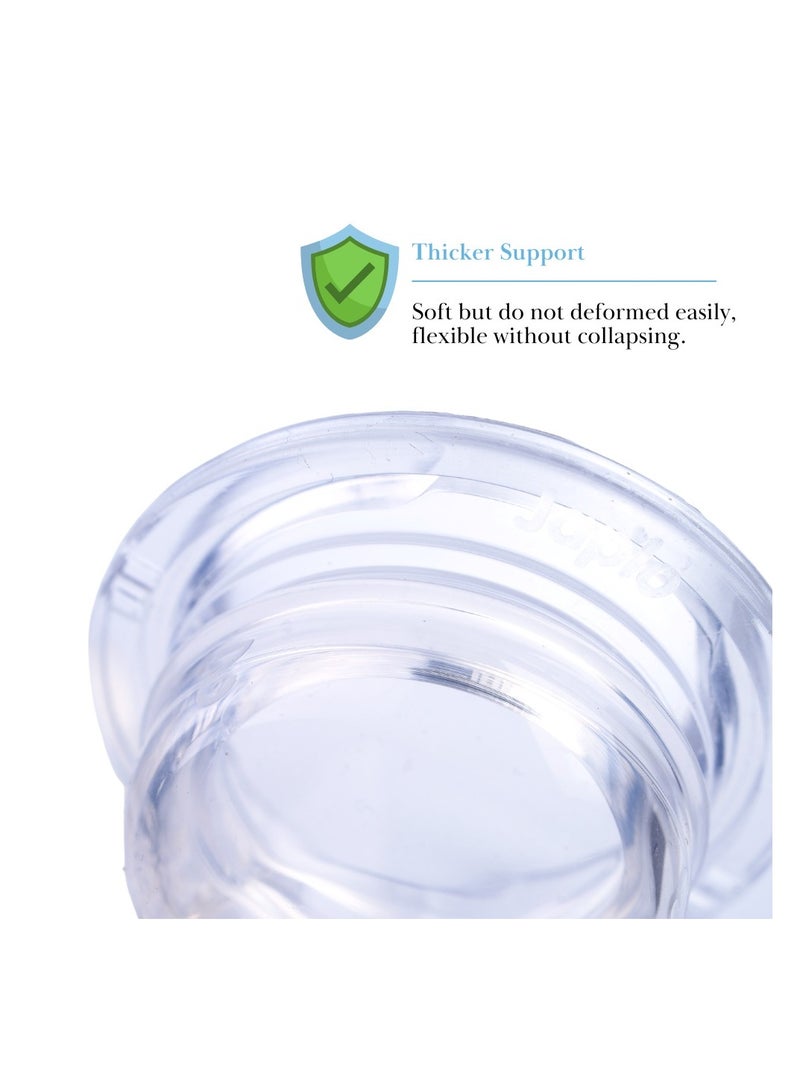 جابلو حلمة من السيليكون ناعمة و خالية من مادة BPA، حجم كبير جدا (2 قطعة/صندوق) طقم من قطعتين - Image 3