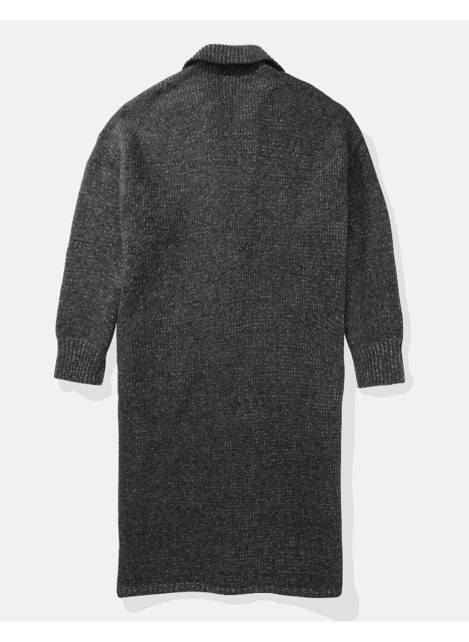 American Eagle Pocket Detail Longline Cardigan  - Image 4