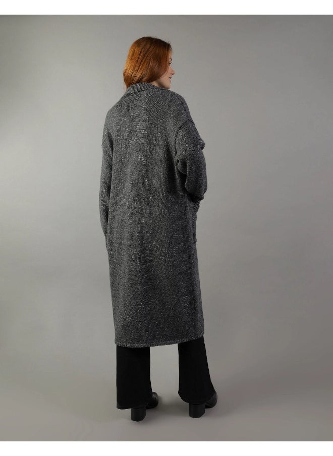 American Eagle Pocket Detail Longline Cardigan  - Image 2