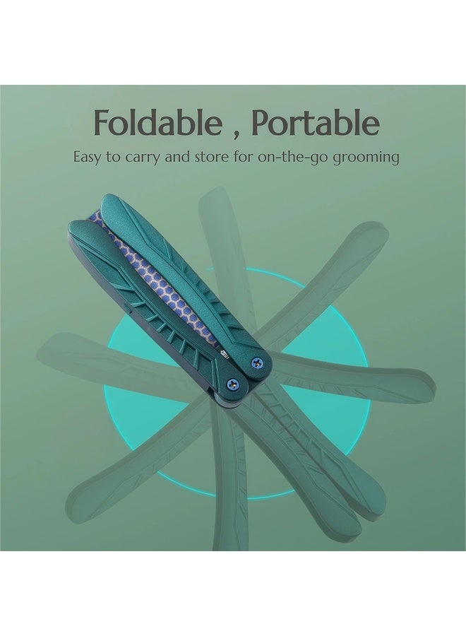 1 Pc Foldable Dual-Sided Nano Glass Foot File, Portable Callus & Hard Skin Remover Foot Scrubber, Professional Pedicure Foot Care Tool for Wet & Dry Use - Image 4