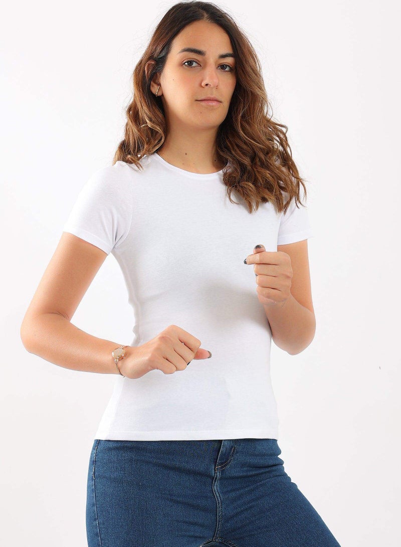 Karma Women Viscose Body Line Half Sleeve Undershirt  - Image 2