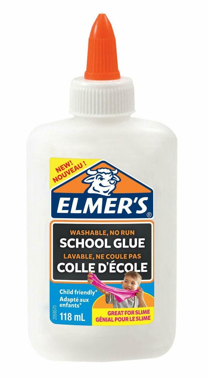 Elmer'S Liquid Pva Glue Washable White Slime Making Arts Crafts Paper Use 80 g