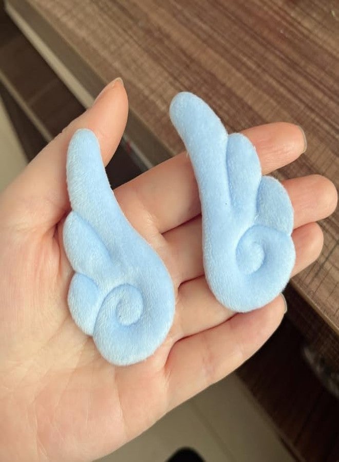 Feilguee 3 Pairs of Angel Wings Hair Clips, Plush Angel Wings Hair Clips Cartoon Angel Wings Non Slip Hair Clamps Barrettes for Halloween Christmas Women - Image 5