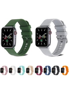HuHa HuHa Band Plain Weave Silicone Watch Band For Apple Watch Ultra 49mm / Series 8/7 45mm / SE 2/6 / SE / 5/4 44mm / 3/2 / 1 42mm Black  - Image 3