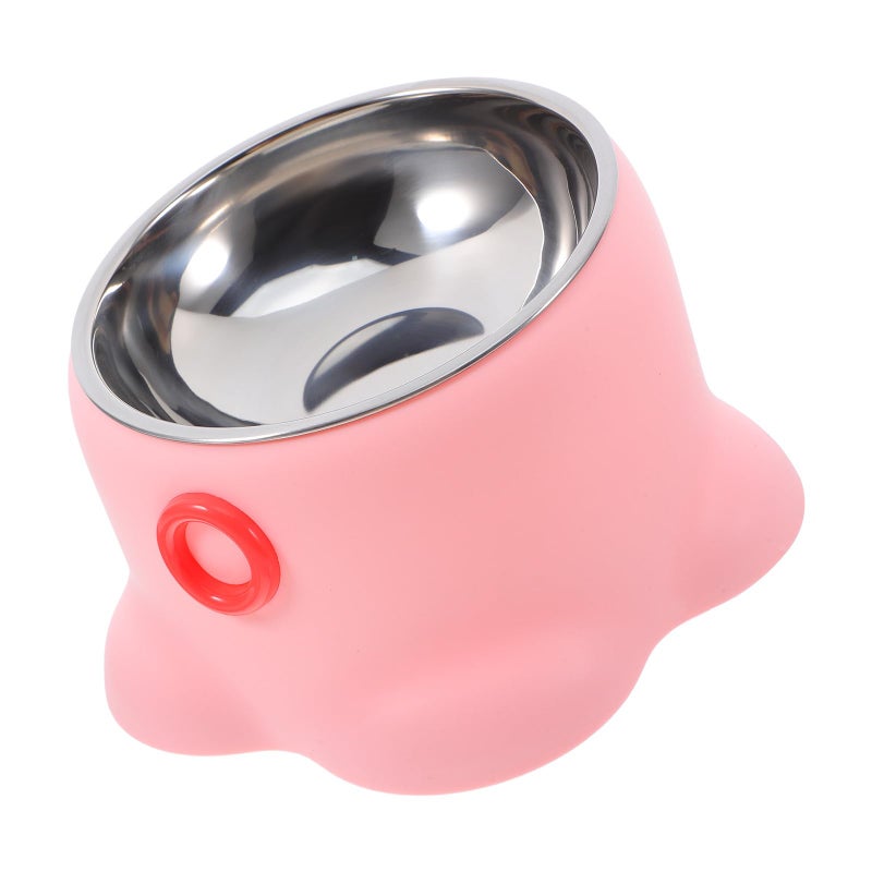 Stainless Steel Anti Spill Pet Bowl Octopus Design Cat Dog Feeding Dish Indoor Outdoor - Image 2