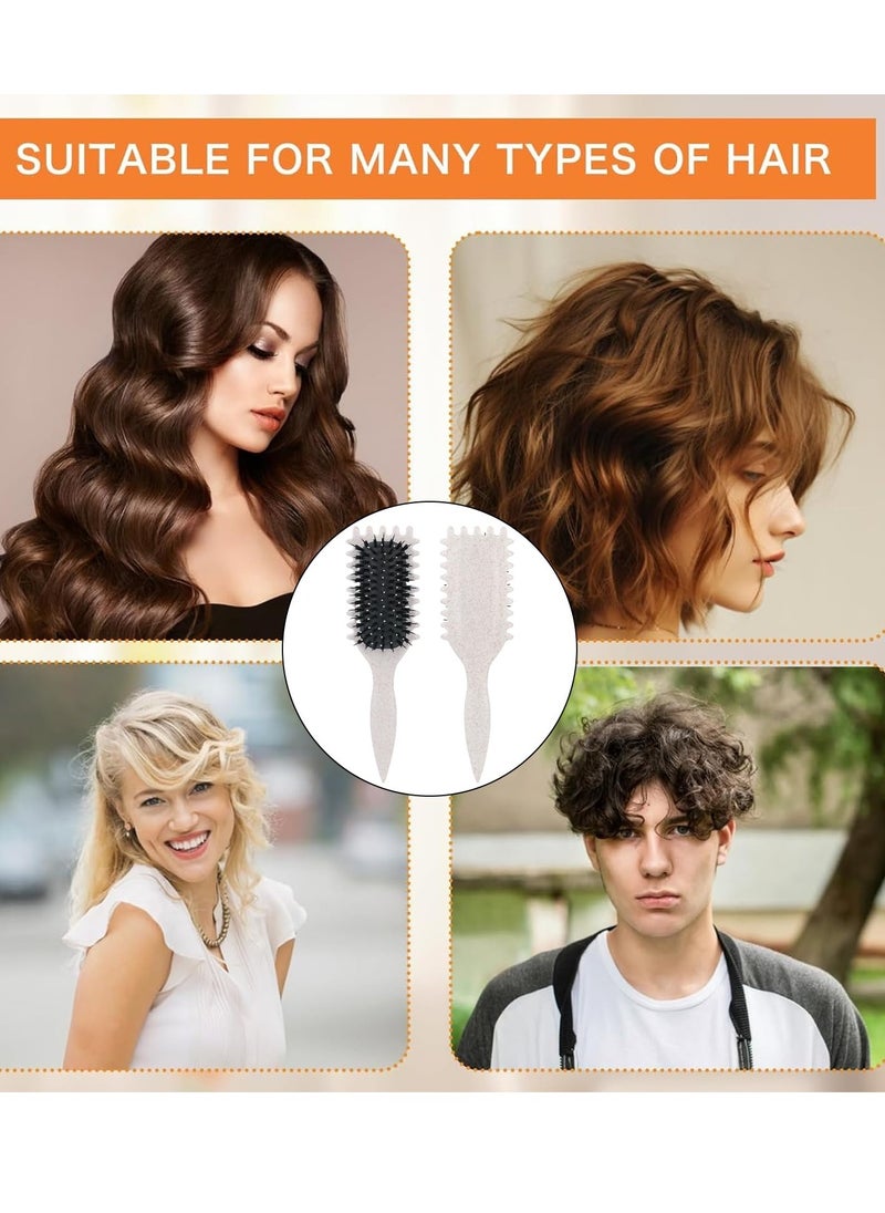 Adando - Adando Curly Hair Brush Curl Define Styling Brush Wet Dry Detangler Hair Brush The Essential Tool For Shaping And Styling Your Curls Detangling for Combing Men and Women Achieve Perfectly Defined Curls - Image 1