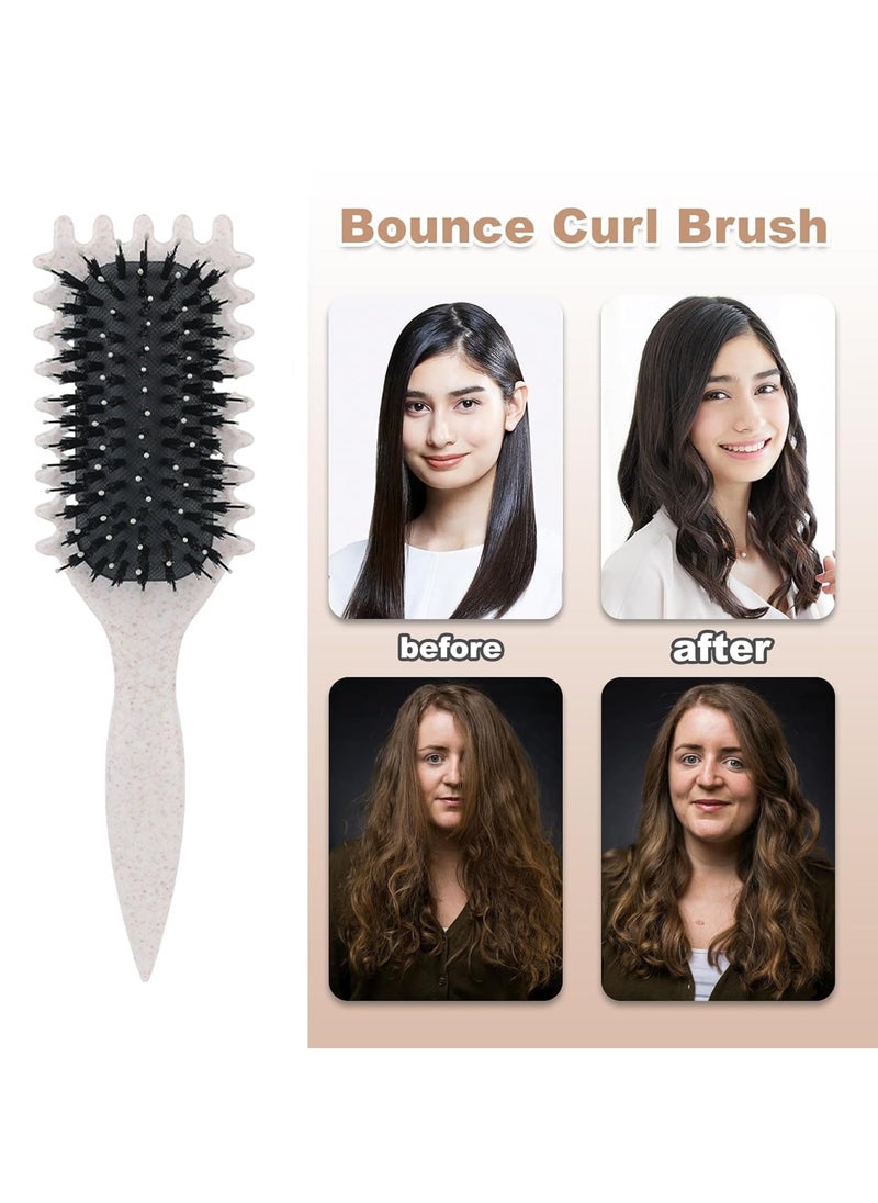 Adando - Adando Curly Hair Brush Curl Define Styling Brush Wet Dry Detangler Hair Brush The Essential Tool For Shaping And Styling Your Curls Detangling for Combing Men and Women Achieve Perfectly Defined Curls - Image 1