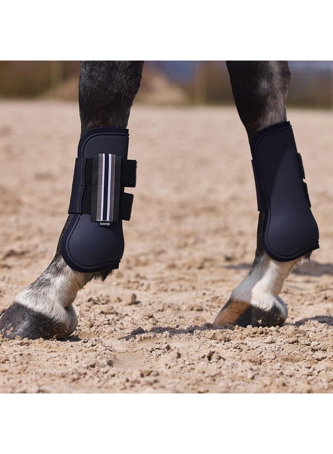 هورز حذاء هورز أديبتو مفتوح من الأمام بوتر | هيكل متين وبطانة من النيوبرين - أزرق داكن - لون بوني - Image 5