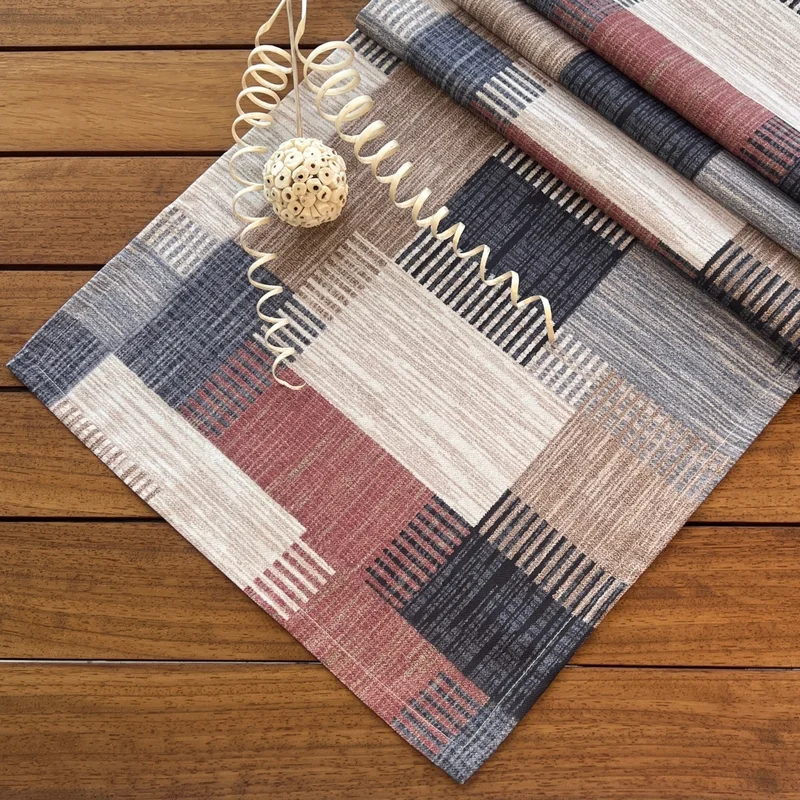 Desenİzmir Pattern Izmir Desenizmir Kilim Patterned Square Runner Cover